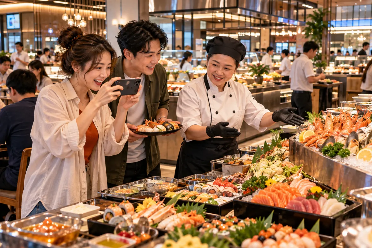 โปรโมทร้านบุฟเฟ่ต์เปิดใหม่ ใกล้ประชาชื่น ร้านขายปิ้งย่าง อาหารนานาชาติ ของหวาน รีวิวร้านบุฟเฟ่ต์อร่อย ประชาชื่น | ประชาชื่น.com