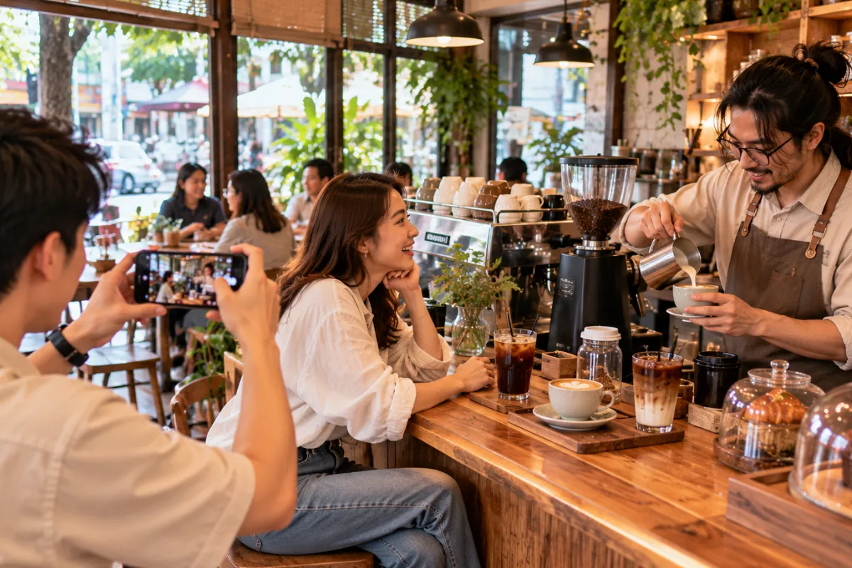 โปรโมทร้านกาแฟเปิดใหม่ ใกล้ประชาชื่น ร้านขายเอสเพรสโซ อเมริกาโน ลาเต้ รีวิวร้านกาแฟอร่อย ประชาชื่น | ประชาชื่น.com